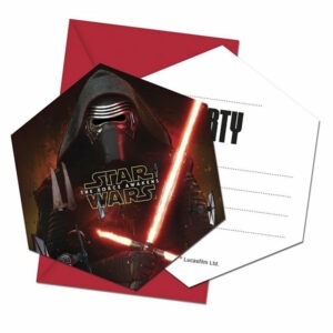 SW7 6 INVITATIONS + ENVEL