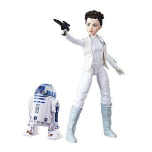 STAR WARS EN DIRECT PRINCESSE LEIA 28CM + R2D2